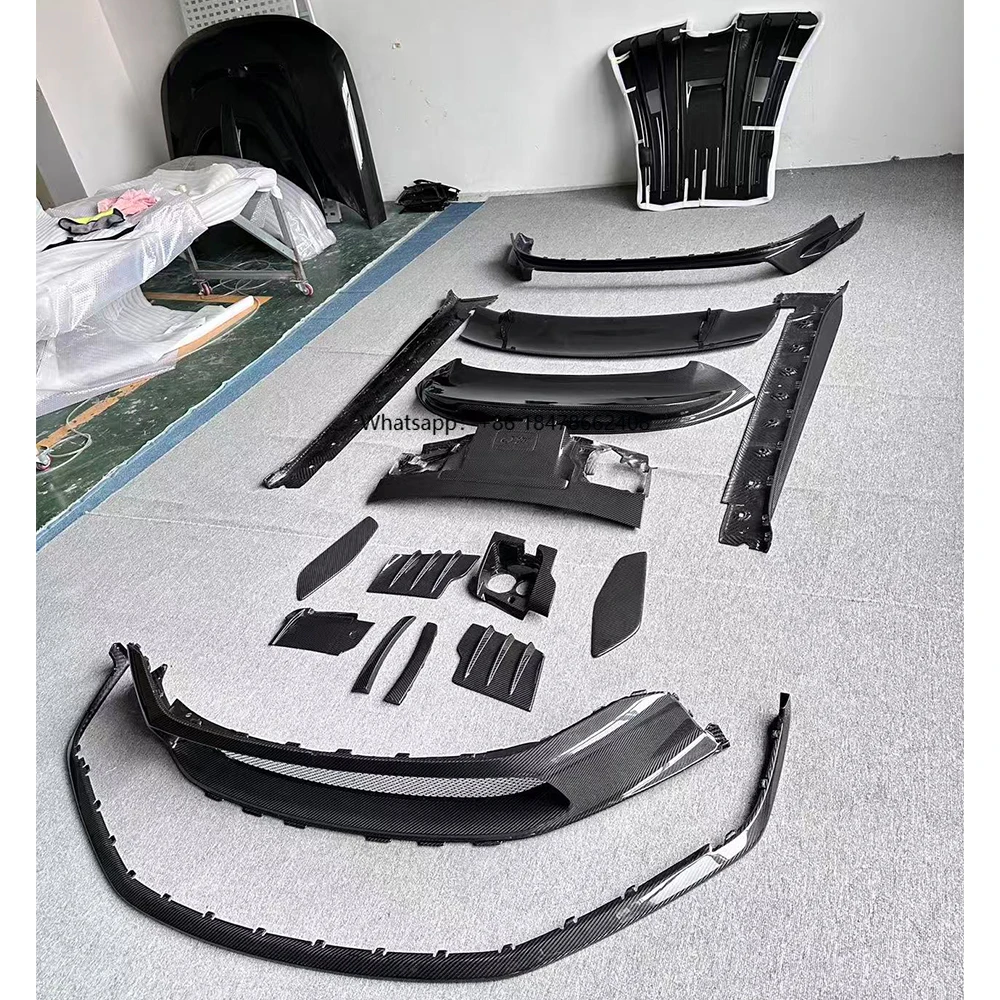 

For 911/992 Change GT3 Style Carbon Fiber Front Lip\ Rear Diffuser Rear Lower Guard Plate\Side Skirts Modification Kit