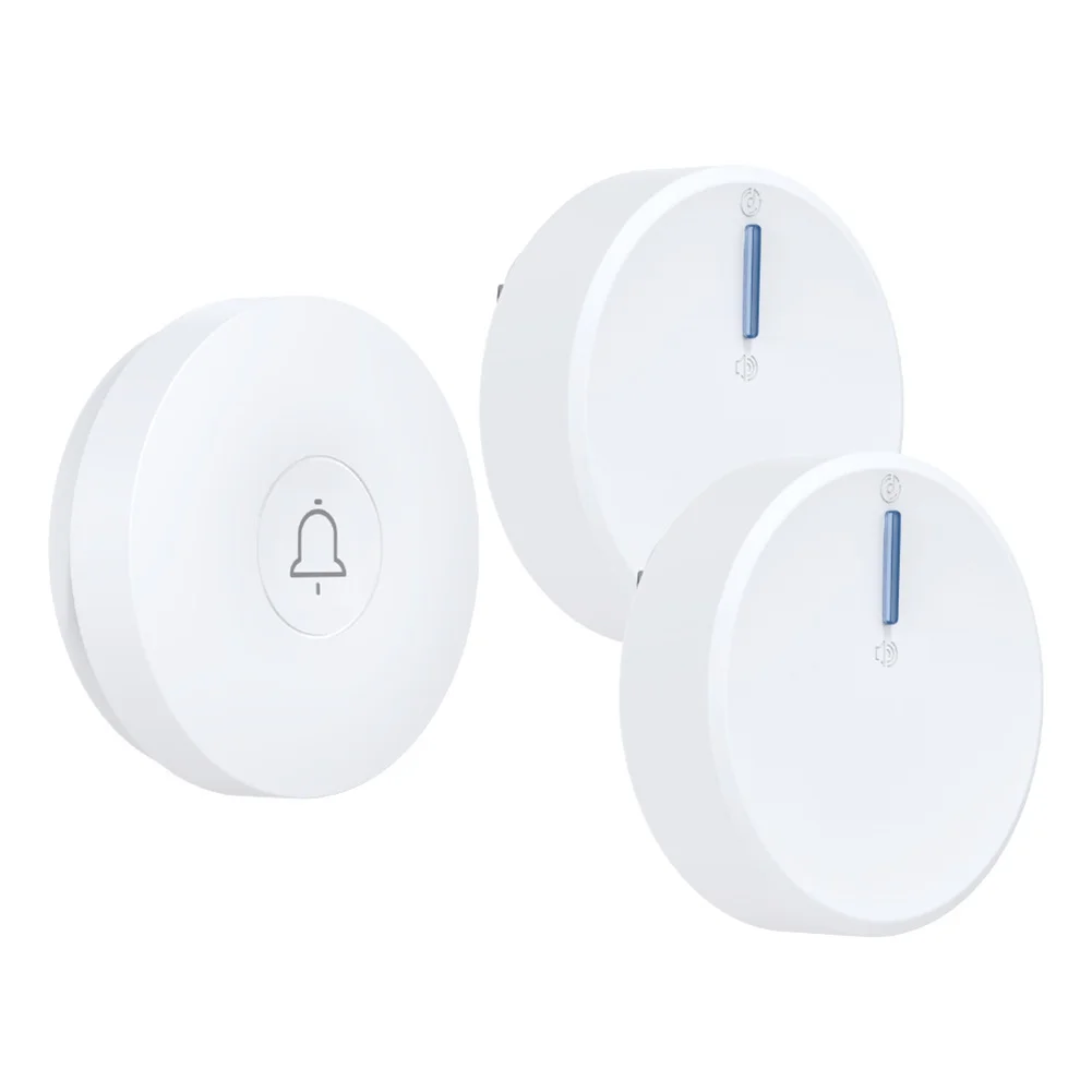 

Автономный уличный водонепроницаемый круглый самогенерирующийся беспроводной дверной звонок Беспроводной дверной звонок Современный водонепроницаемый пульт дистанционного управления