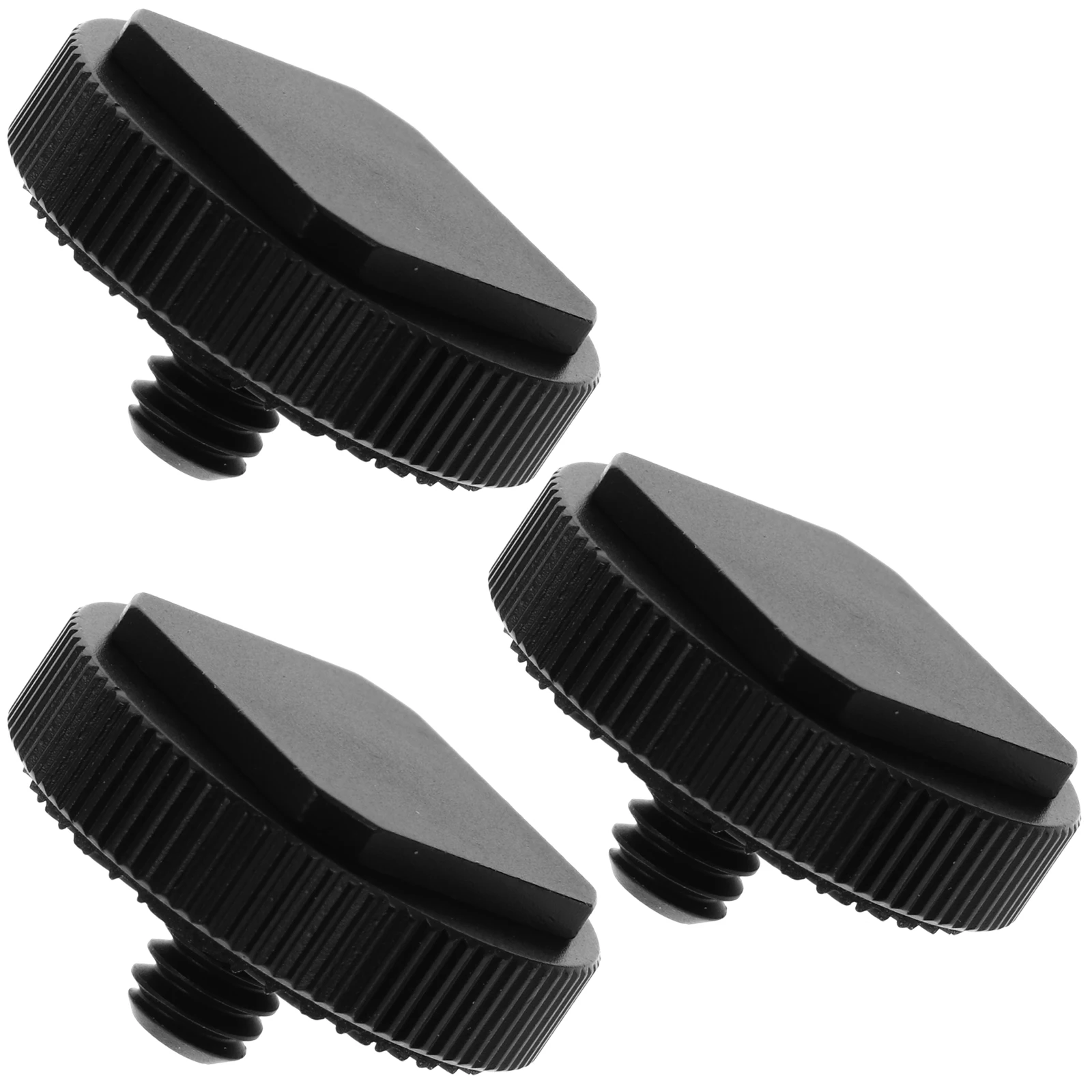 

3PCS Camera Mount Tripod Screw Accessories Set DSLR Metal Hot Shoe Mount Adapter Cold Flash St Durability Aluminum Rubber