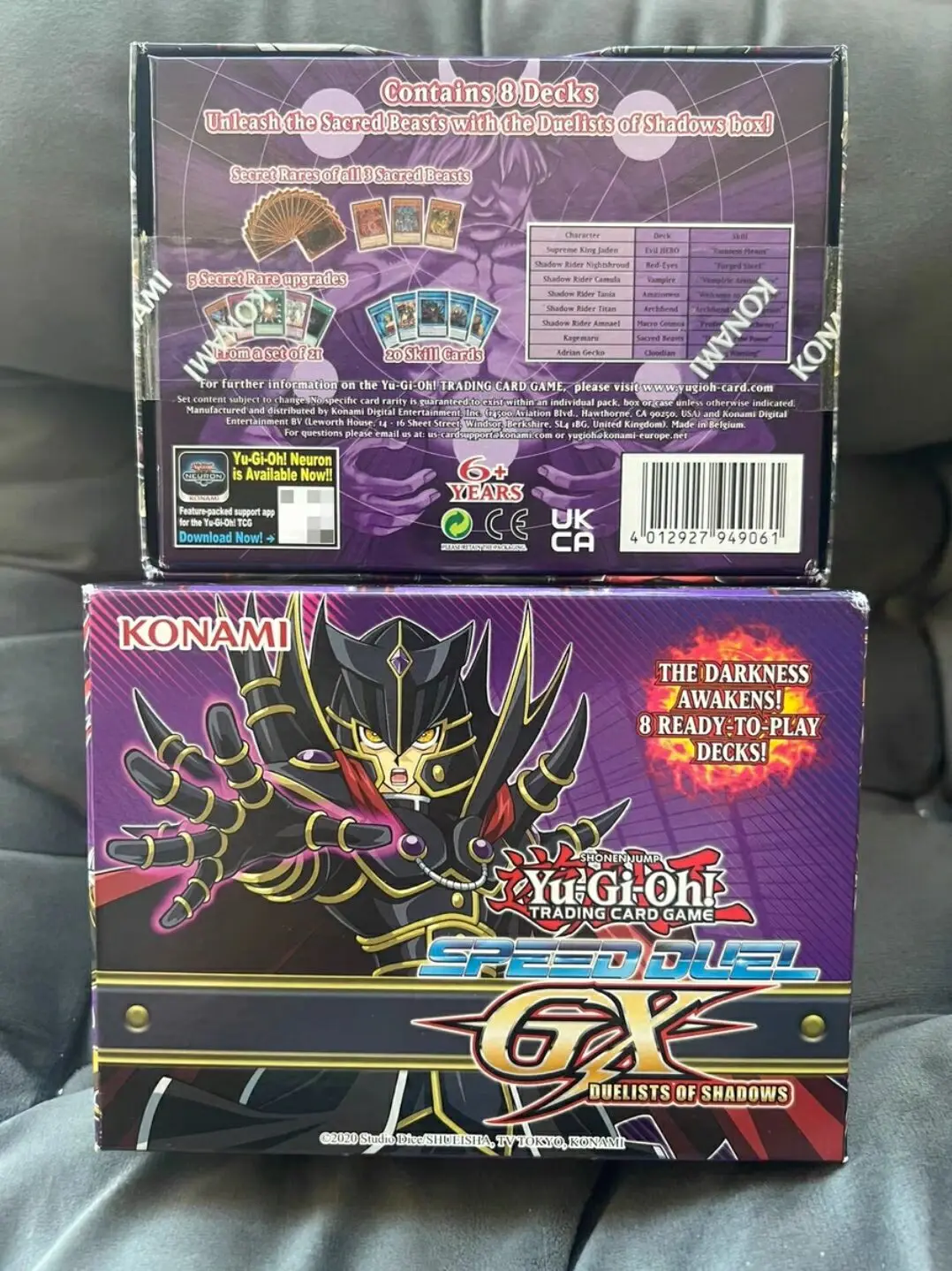 Yugioh KONAMI Duel Monsters Speed Duel GX Duelists of Shadows SGX3 English TCG Collection Sealed Booster Box