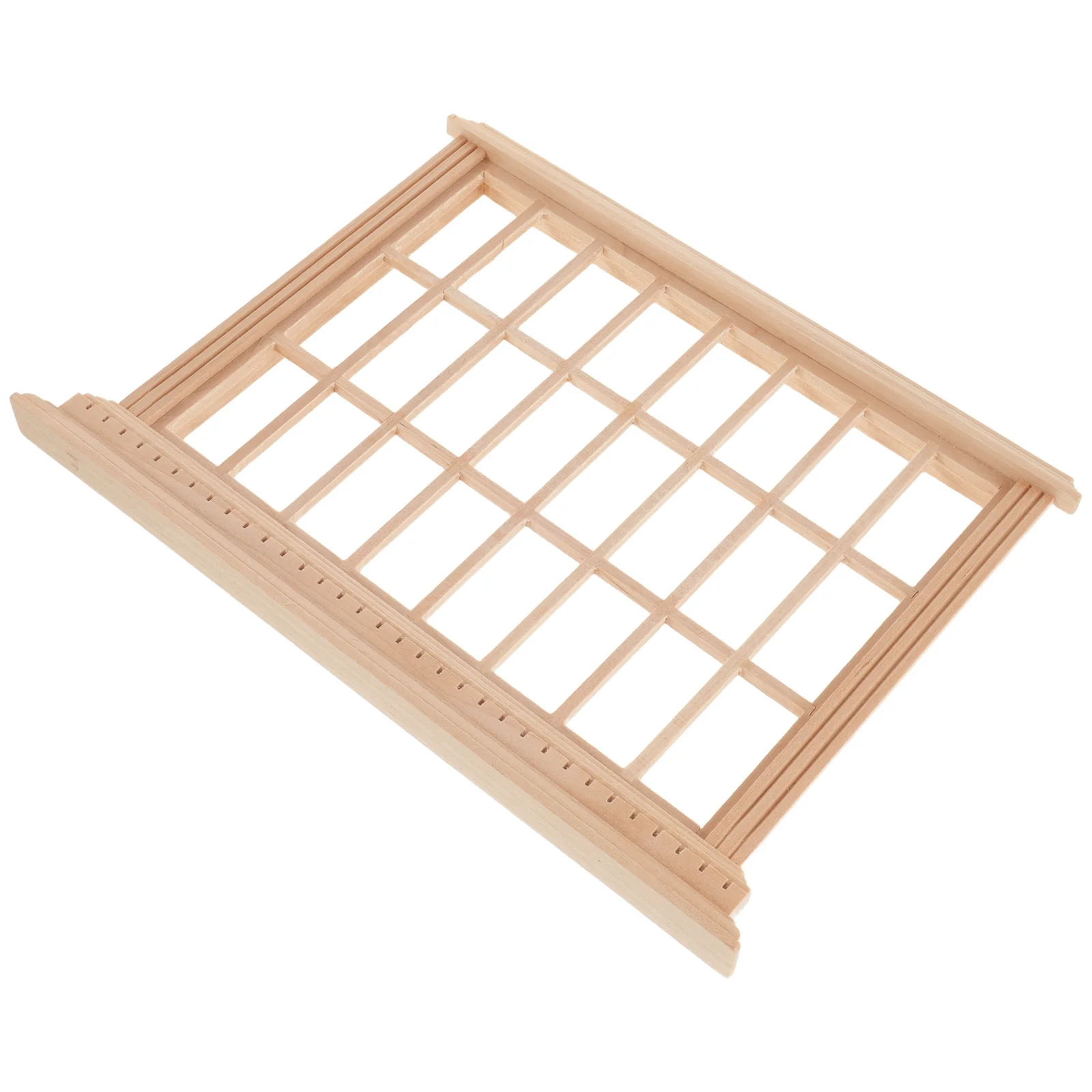 

Miniature Frame 1:12 Scale Unfinished Wood Window For Painting Diy Dollhouse Craft House Decoration Small Window Molding