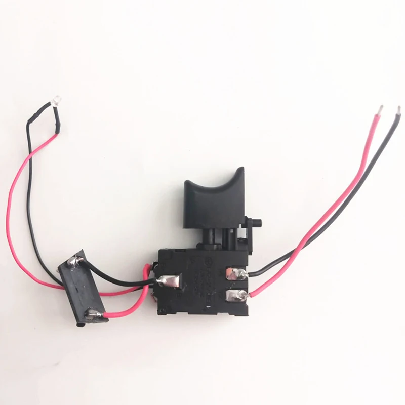 7.2V- 24V Regolatore di velocità del trapano Interruttore del trapano Batteria al litio Interruttore di attivazione del controllo della velocità del trapano a batteria con luce