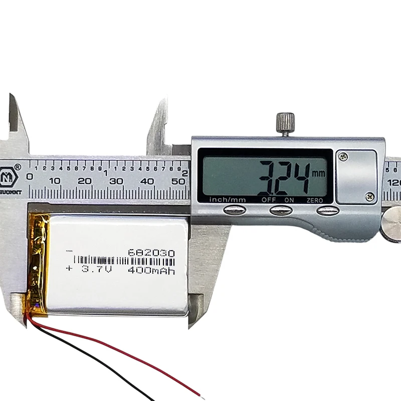 682030 3.7V 400mAh Low Self-Discharge High Stability Lithium Polymer Battery for Remote Controls Small Medical Devices 701225