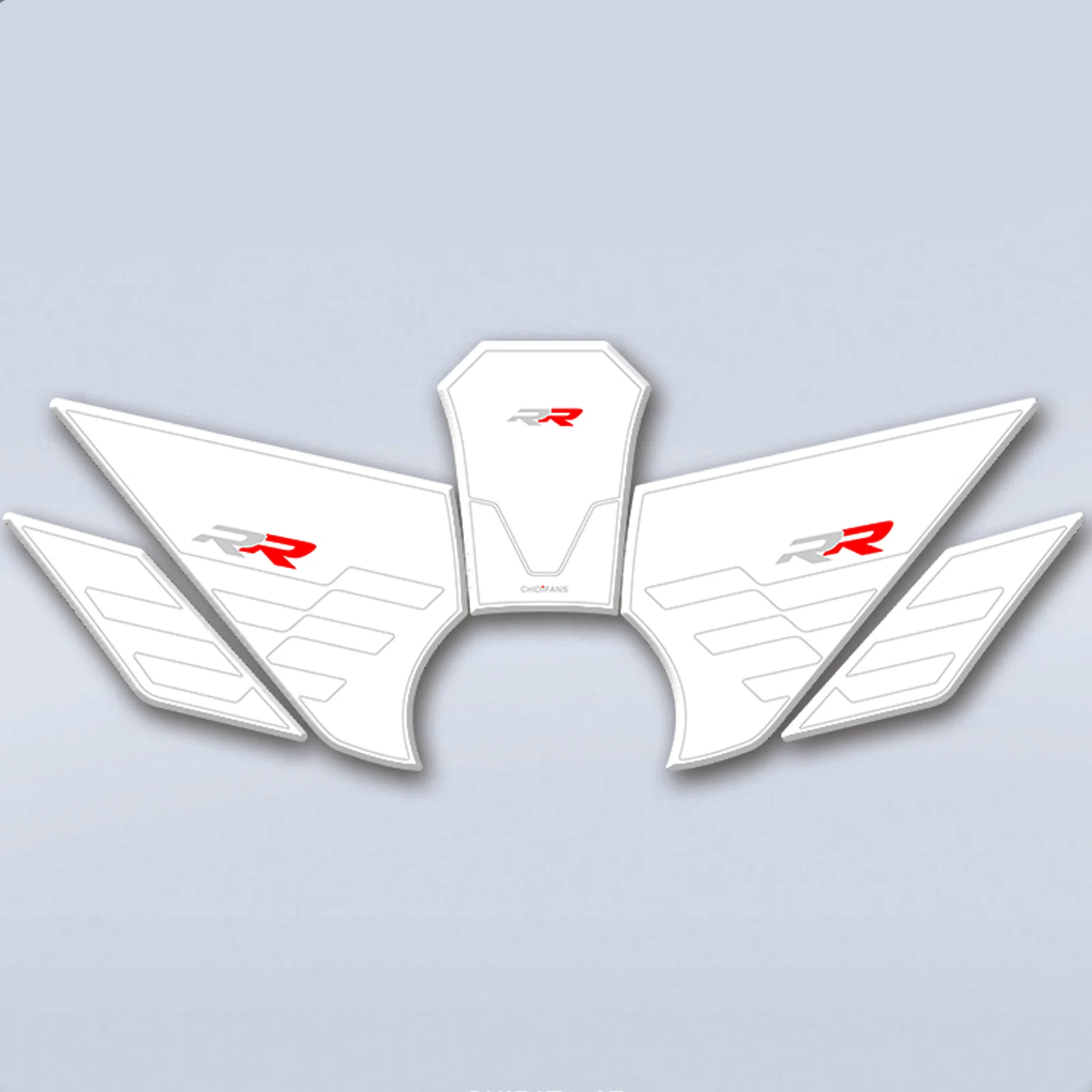 Motorcycle Tank Grips Fuel Tank Protector Decals Fit for VOGE RR660S 2024 Anti-Slip Knee Traction Pad