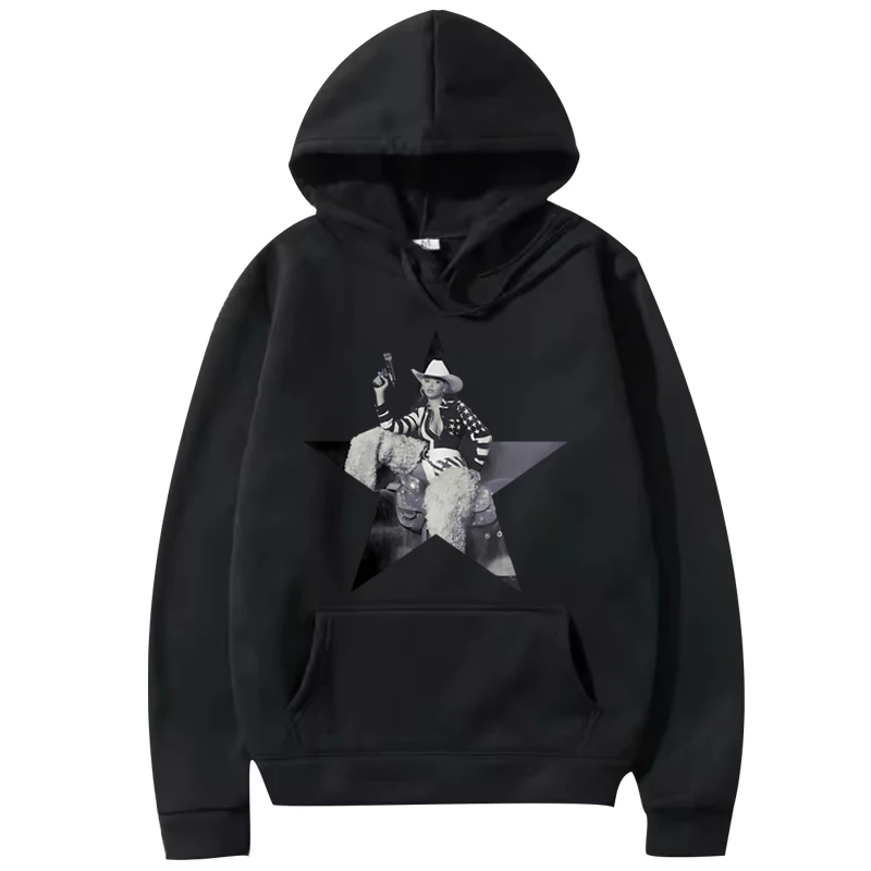 

beyonce cowboy carter hoodie men women vintage Long sleeve fashion Casual Sweatshirt with print Graphics oversized hoodie unisex