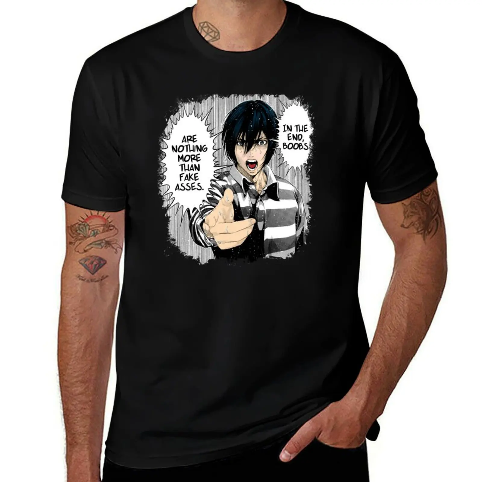 

Kyoshi the shirt are end, fake more man 'In - T-Shirt cotton asses' for Prison t nothing School 100% tshirt boobs than T-Shirt
