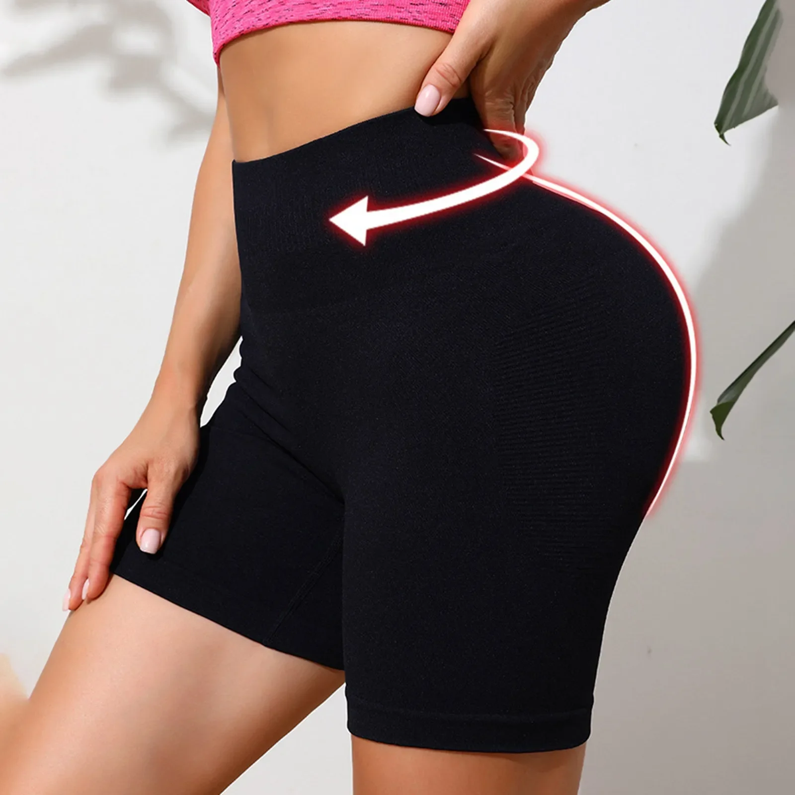 

High Waist Amplify Seamless Shorts Women Scrunch Butt Yoga Shorts Push Up Gym Shorts Athletic Booty Workout Short Women Clothing