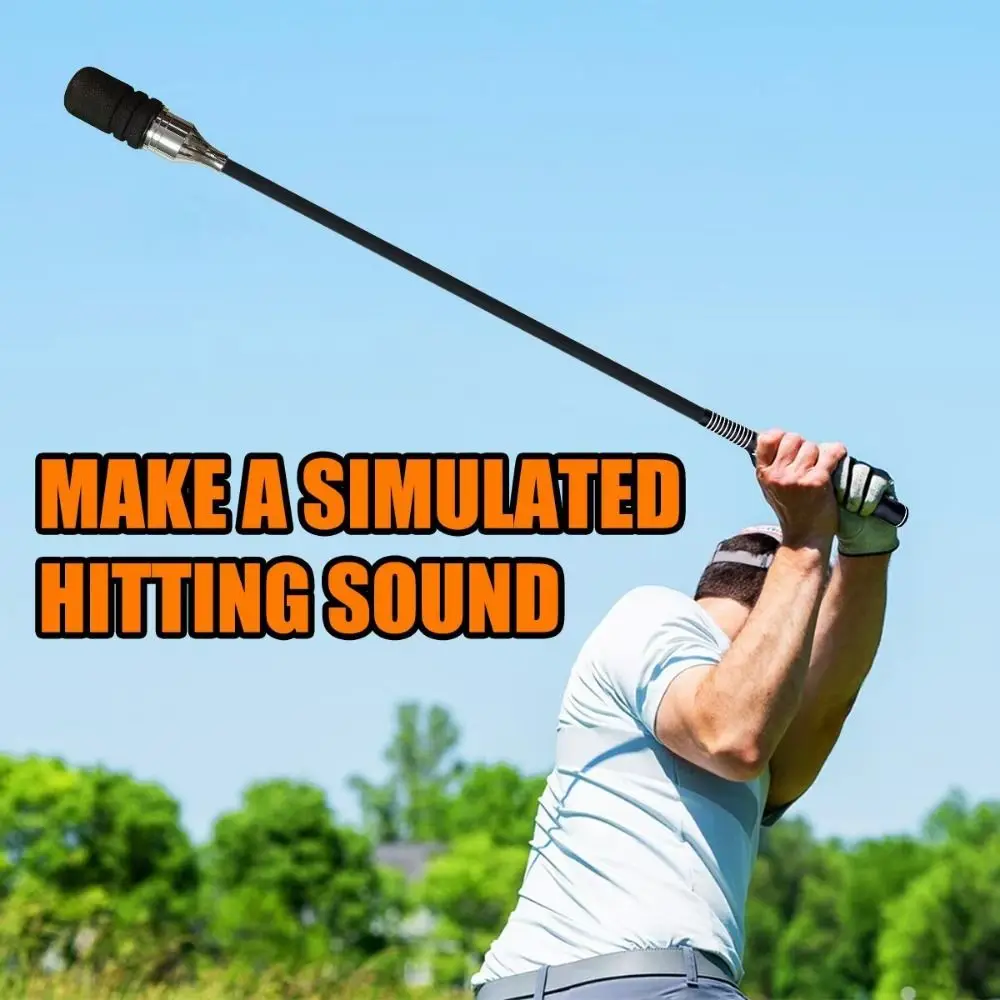 

Rhythm Click Sound Golf Swing Trainer Lightweight Golf Shaft Golf Long Putter Trainer Multifunctional Ergonomic