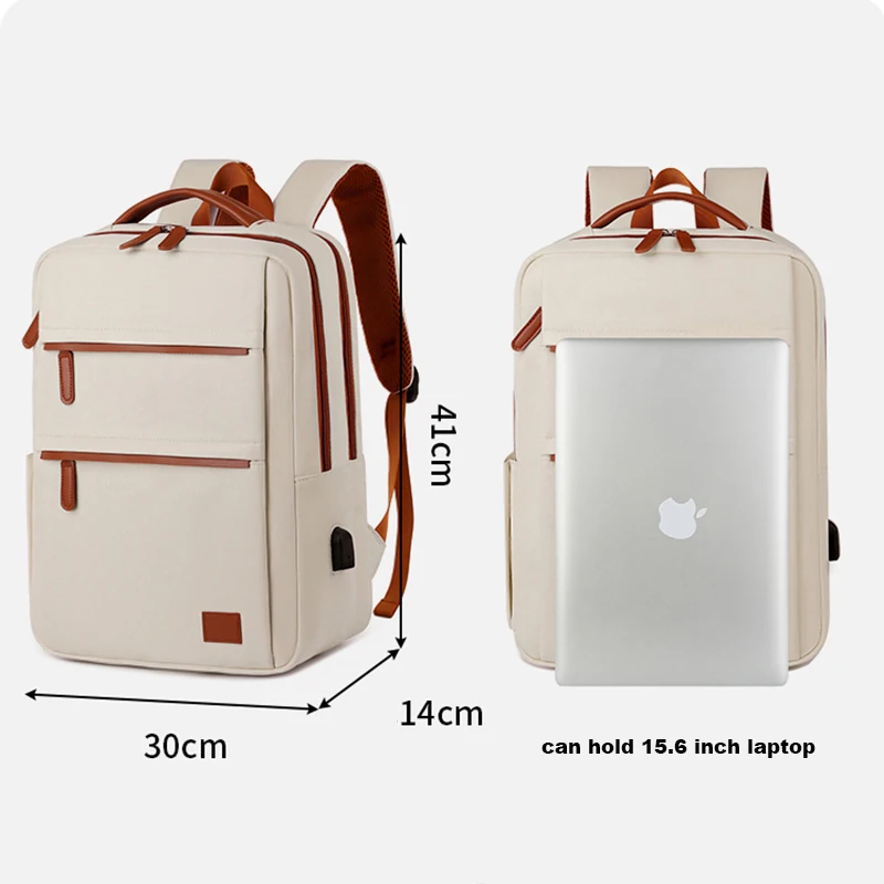 حقيبة ظهر للسفر للأعمال من Toposhine حقيبة نايلون واسعة متعددة الجيوب مقاومة للماء للرحلات والتنقلات في عطلة نهاية الأسبوع