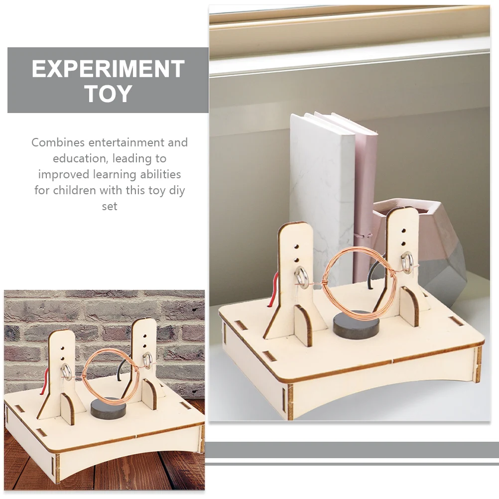 

Motor Material Package Model Mini Engine Kit Motors Manual Kid Science Toy Wood Build Diy Assembly Toys Pupils