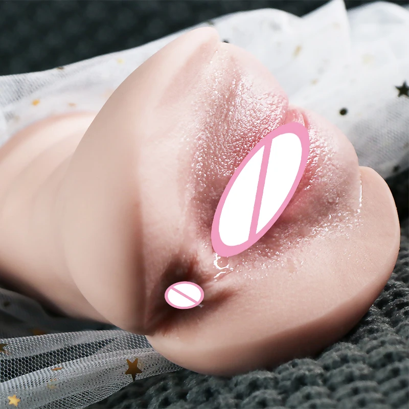 3D Artificial Vagina Male Masturbators Cup Realistic Vaginal Pocket Pussy Real Vagina Anal Soft Silicone Ass Sex Toys for Men