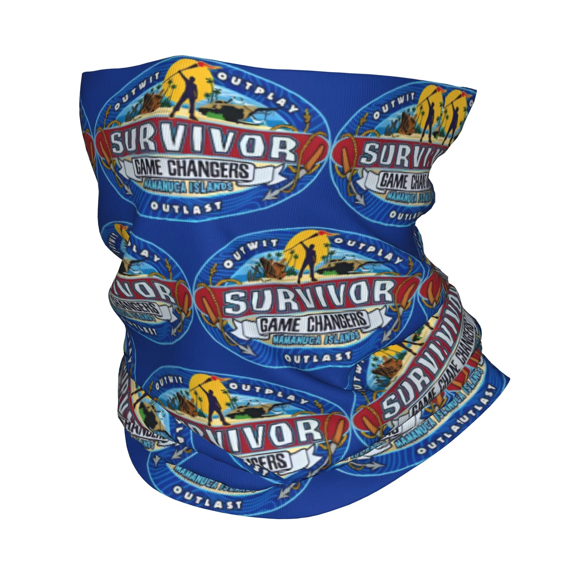 

S-Survivors 50 In the Hands of the Fans Bandana Neck Cover Printed Mamanuca Magic Scarf Multi-use Cycling Scarf Adult Windproof