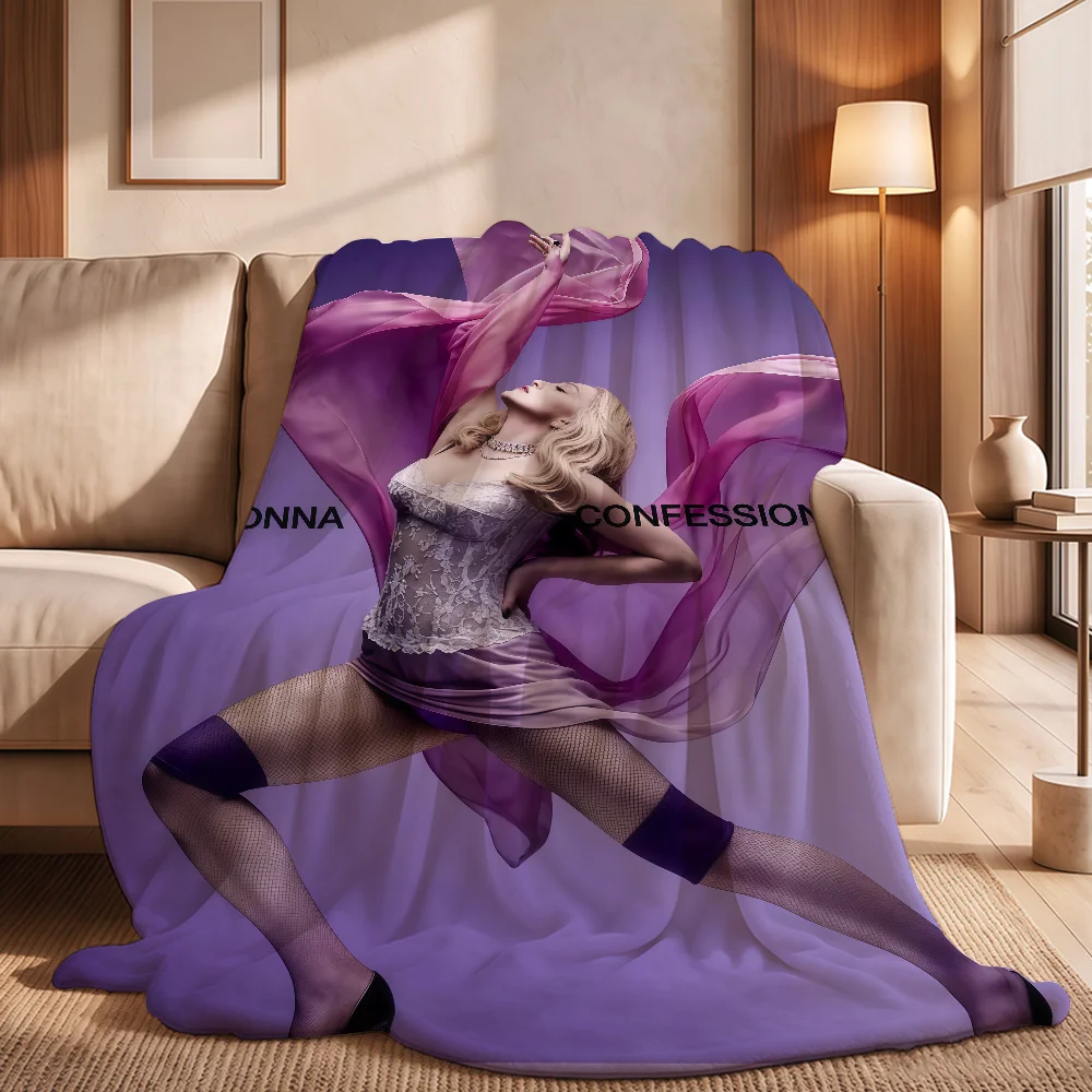 Singer M-Madonna Confessions II Blanket Cozy Warm Comfortable Soft Throw All Season Use Suitable For Couch Office Bedroom Gifts