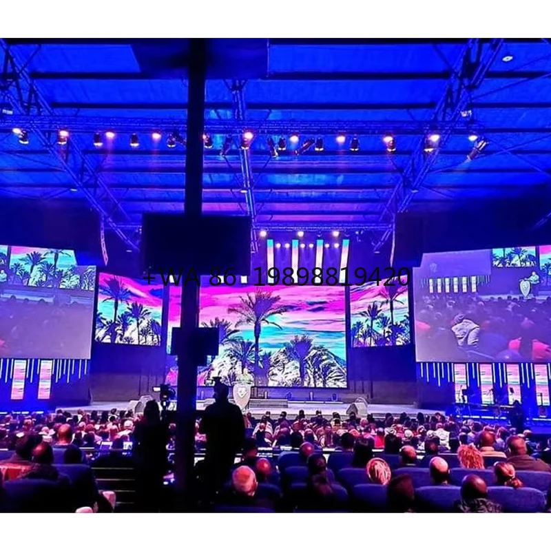 شاشة تأجير P5 داخلية قابلة للتخصيص 960*960 شاشة LED للحفلات الموسيقية على الحائط لمعرض الأحداث