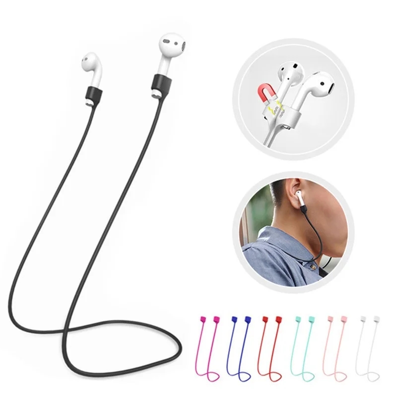 Magnetische kabellose Anti-Verlust-Silikon-Ohrhörer-Kordel für Apple AirPods Pro 3 2 1 Huawei Wireless Bluetooth Kopfhörer Nackenband