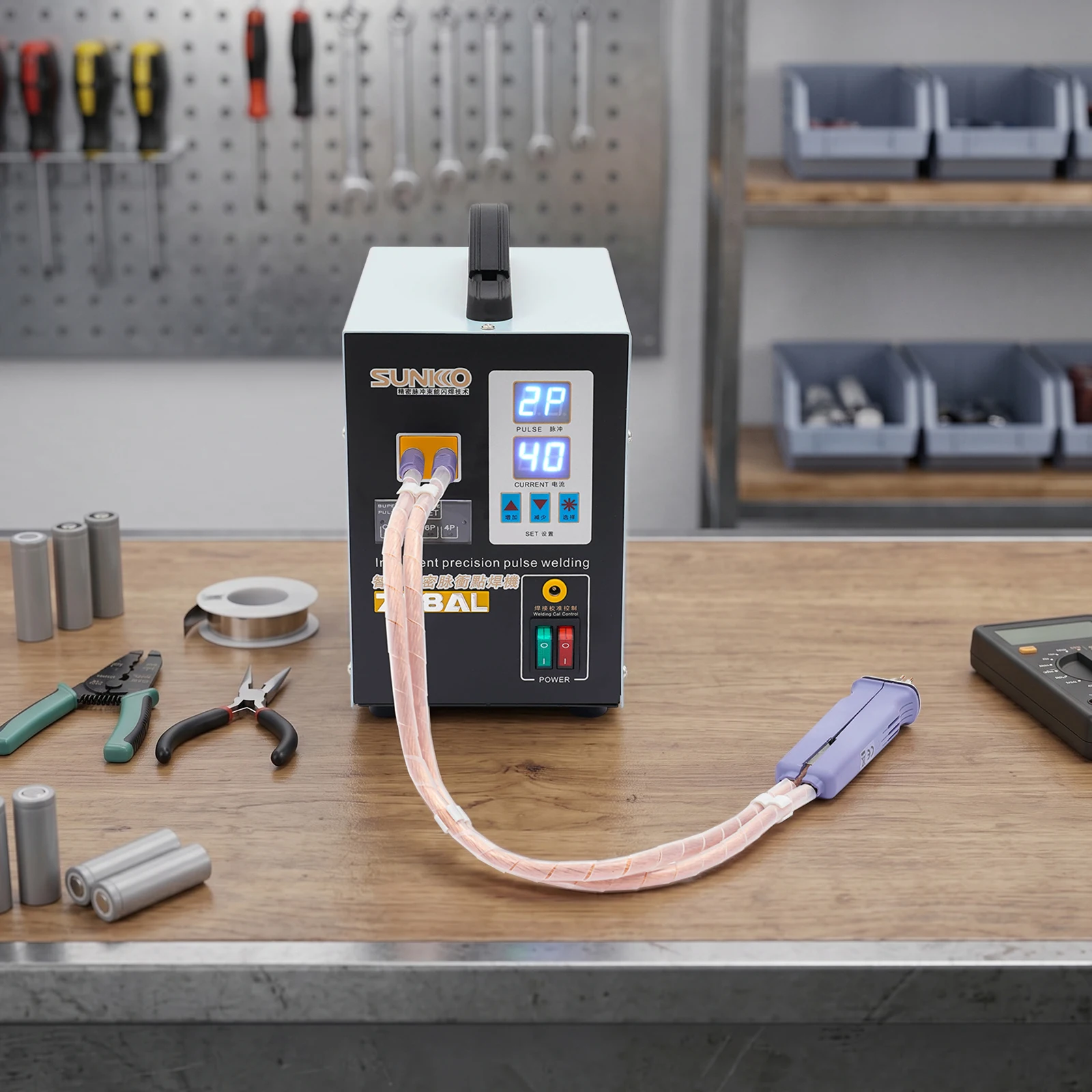 

3.6KW 110V Pulse Spot Welder Telescopic Suitable for Battery Welding Soldering Machine