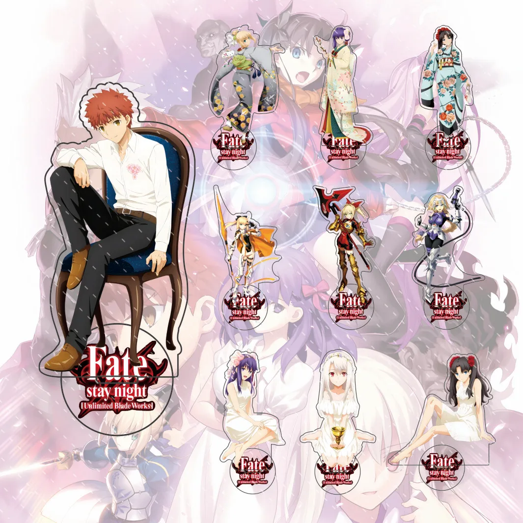 Anime Fate/stay night Fate/Grand Order acrylic stand 15 cm character standing model desktop decoration collection gift