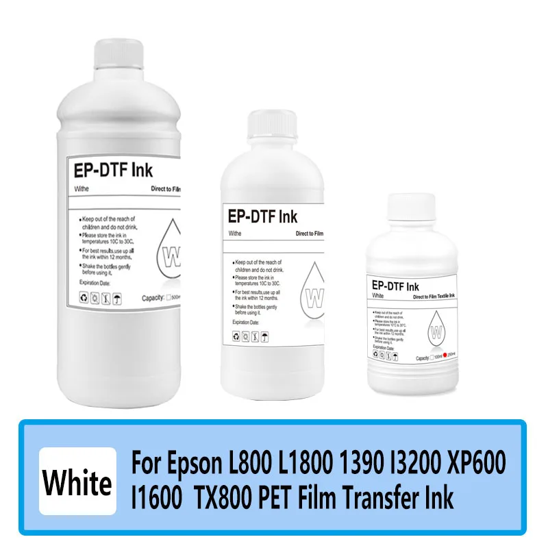DTF Ink for Epson 1430 L800 L1800 1390 I3200 XP600 TX800 L1800 1390 L805 PET Film Transfer Ink for Printing