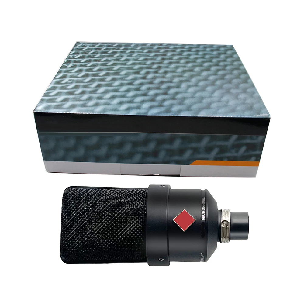 Tml 103 microfone condensador de estúdio, conector xlr com fio de metal, baixo ruído, cristal-transparente, instrumento vocal, gravação, uso em palco