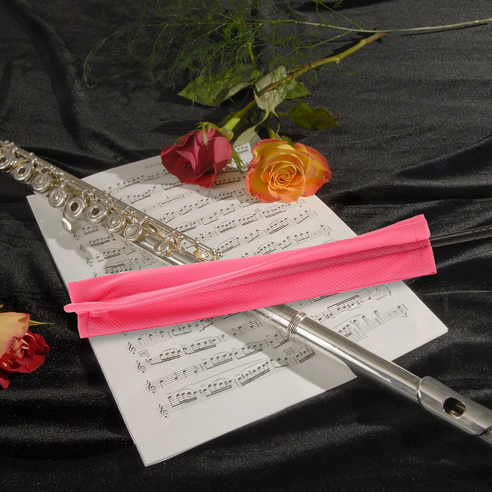 

Flute Fiber Flute Musical Instrument Sax Maintenance Cleaning Cloth Accessories Cleaning Cloth Tool Maintenance Kit