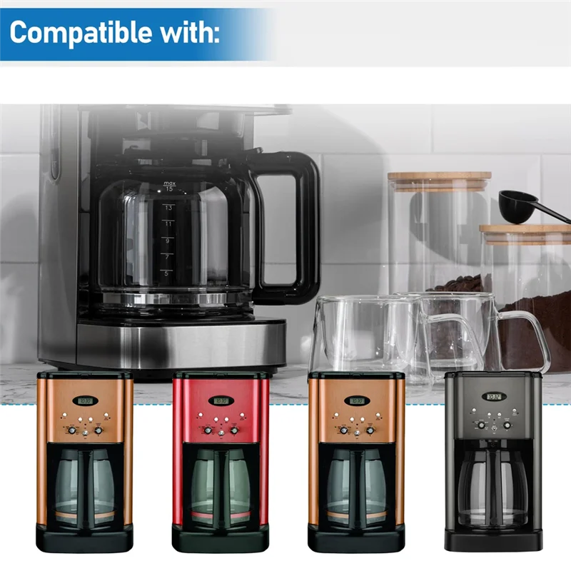 

ABWM-For CUISINART DCC-1200, DCC-1200BCH, DCC-1200BW Coffee Machine Replacement Brew Basket Bottom Spring Loaded Stopper Kits