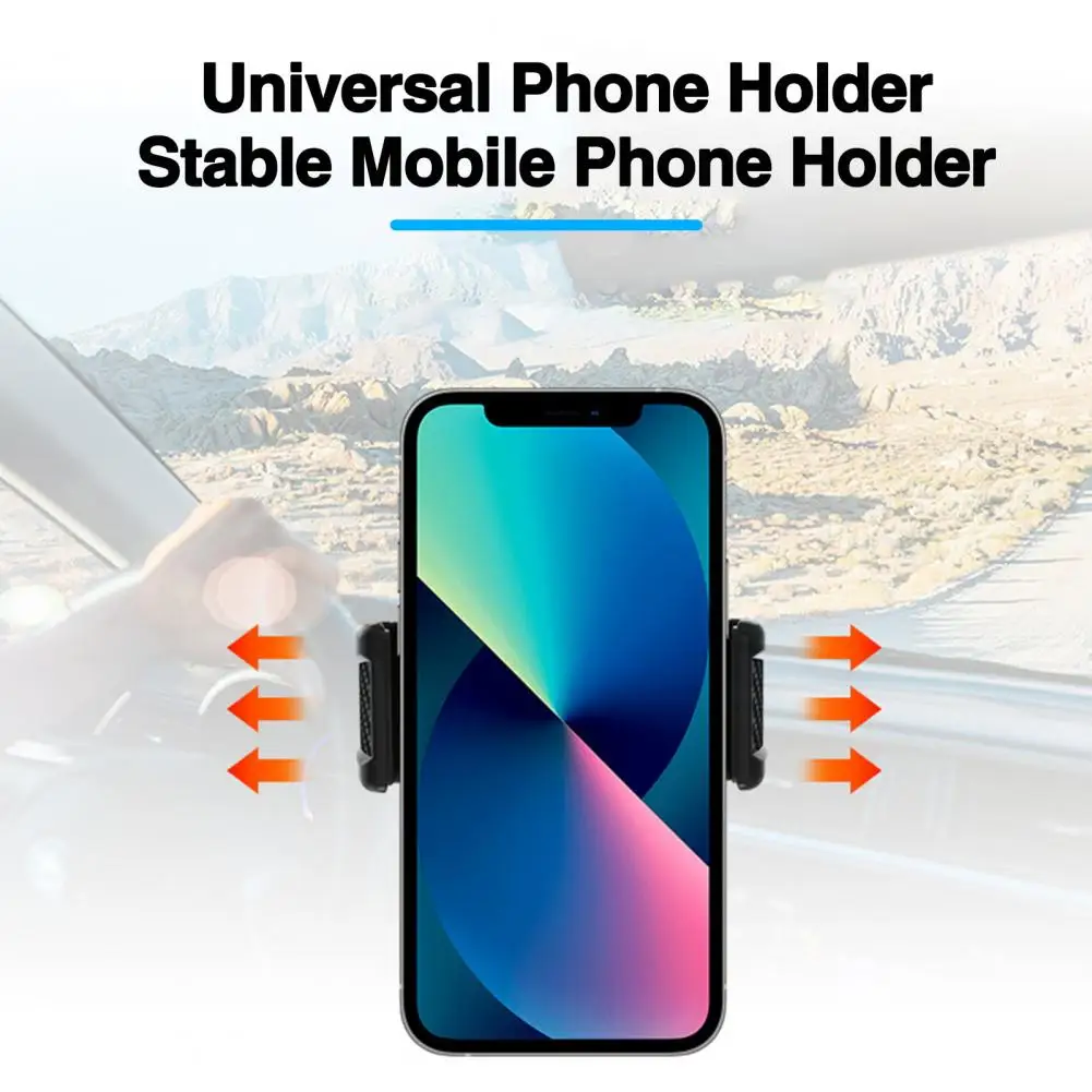 

Mobile Phone Clip Stable Mobile Phone Holder Secure Simple Car Phone Holder with Anti-shake Mount Universal Clip for Direct