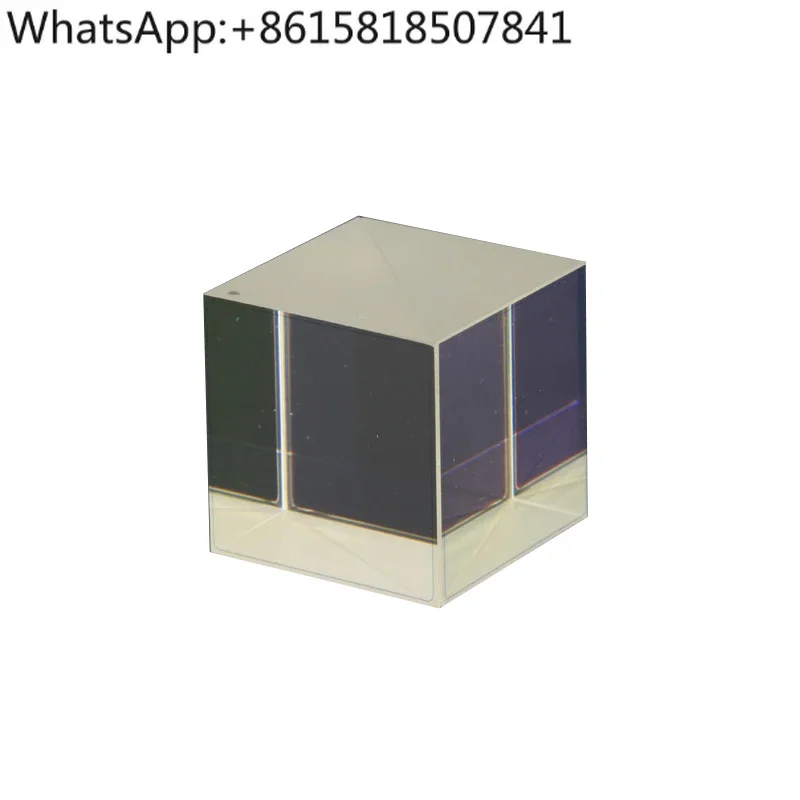 HCBS1-ordinary broadband spectroscopic prism visible light VIS film cube size 5/10/12 5/15/20/25/50mm wavelength 400~ 700nm