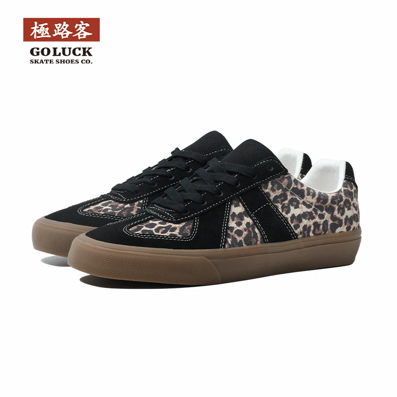 Joiints Classics Sneakers  Leopard Skateboard Shoes Low-Top Shock Absorption Encapsulated Men&Women Comfortable