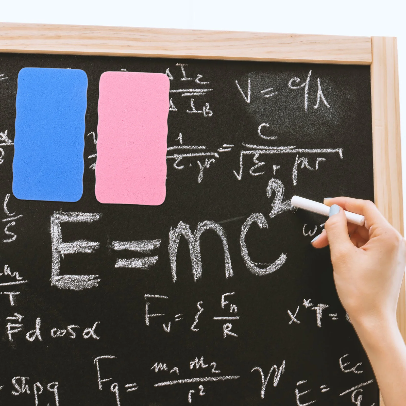 4 قطعة ممحاة السبورة البيضاء من اللباد إيفا الملونة المغناطيسي الجاف محو الأنظف لمكتب الفصول الدراسية طالب ممحاة السبورة البيضاء #2