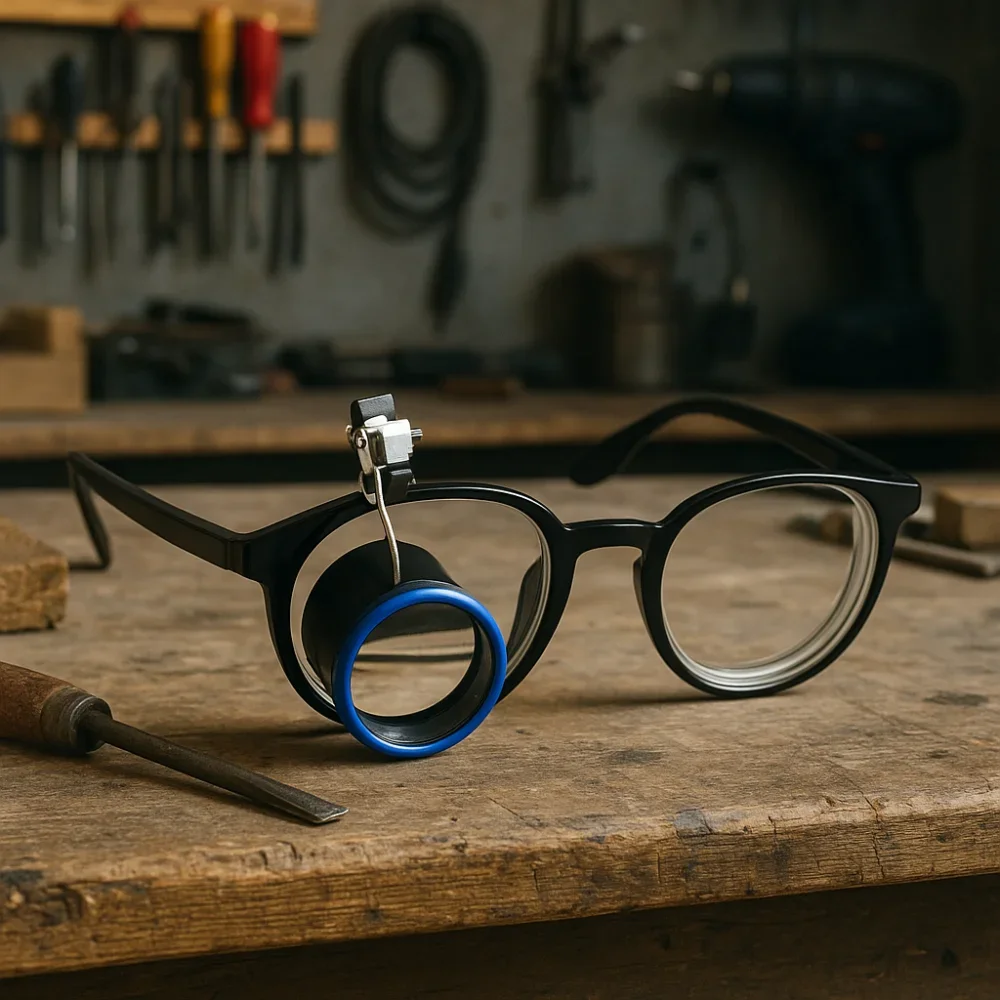 

Alloy Clip-On Eyeglass Magnifier Magnifying Lens Portable Magnifying Lens Adjustable Eyepiece Eyeglass Magnifier Loupes