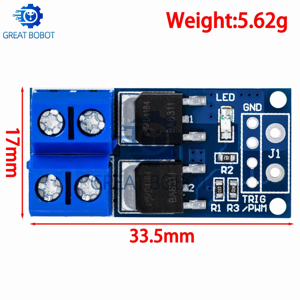 BS 1PCS 15A 400W MOS FET Trigger Switch Drive Module PWM Regulator Control Panel
