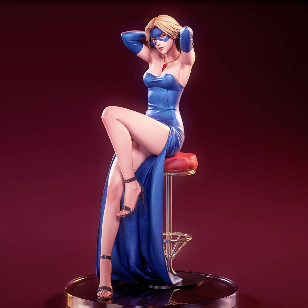 1/24 75mm Sexy Girl Resin Model Kits GK Miniature 3D Printed Gray Model Figurine DIY Doll Model Unassembled And Unpainted