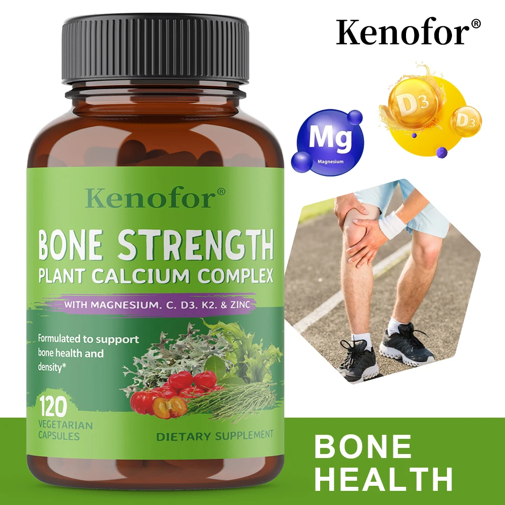 

600 Mg Calcium Supplement-with Vitamin C, Vitamin D3, Vitamin K2, Magnesium, and Zinc To Support Bone Strength and Joint Health