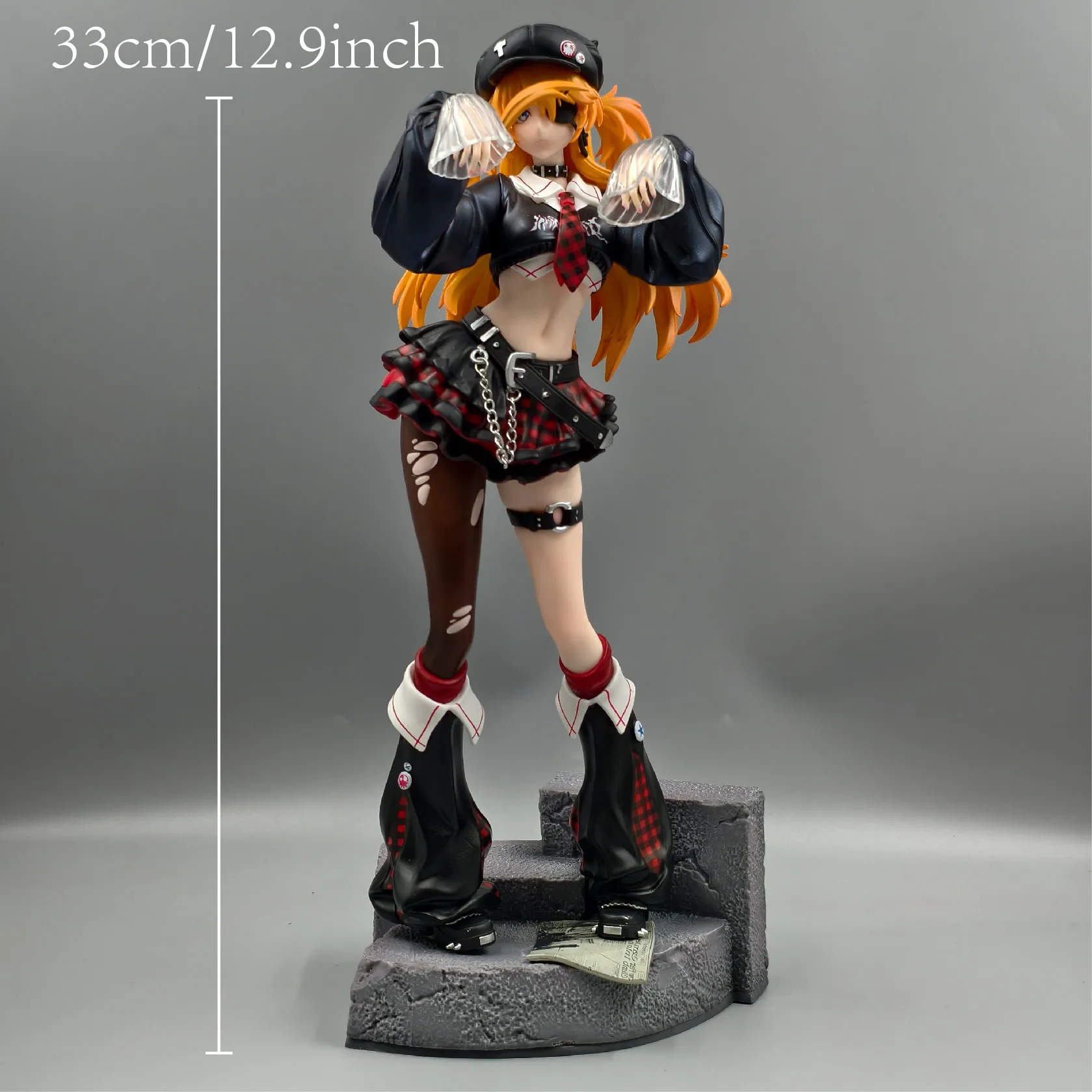 33cm 12.9 inch Anime Ayanami Rei Asuka Action Figures Pvc Statue Desktop Ornamen Collection Statue Model Decoration Room Toys view 2