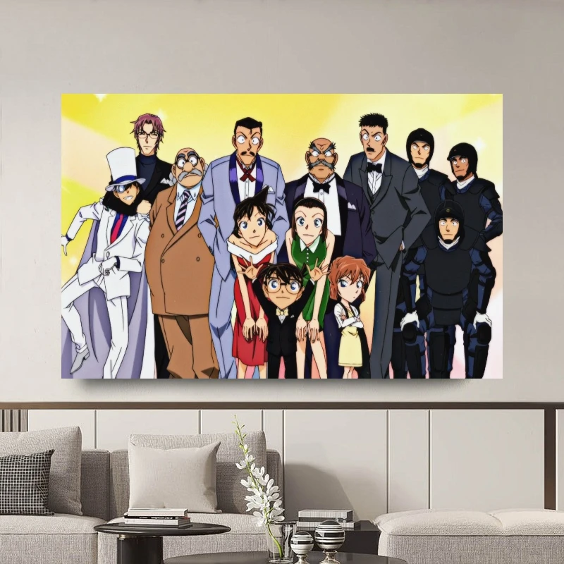 Oil Painting Detective Conan Classic Japan Anime By Numbers Modern Wall Decor for Living Room Bedroom Perfect Gift No Frame