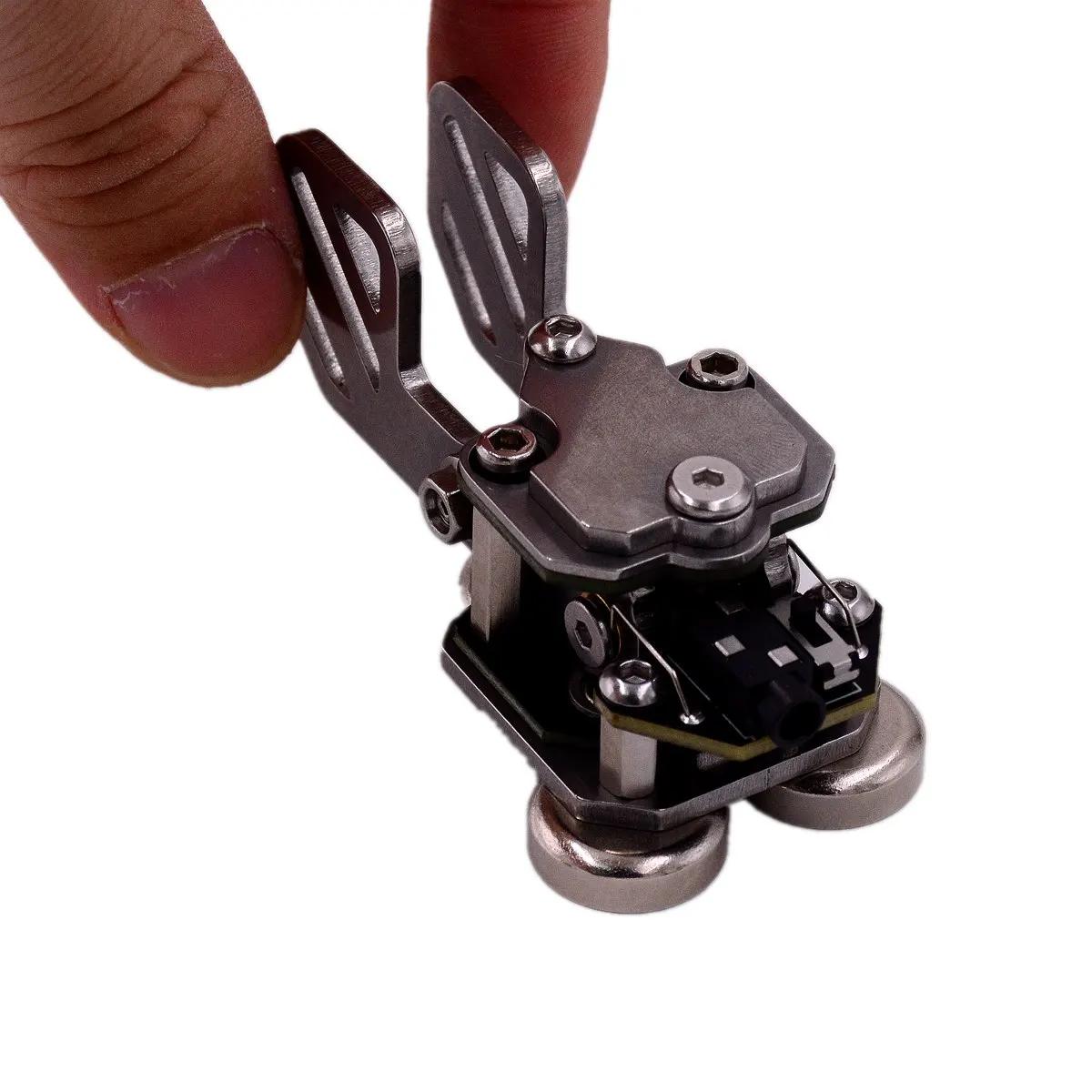 Double Paddles Keyer Telegram CW Morse Code Magnets Base Mechanical Aesthetics Steampunk Design HF Radio Key Accessory