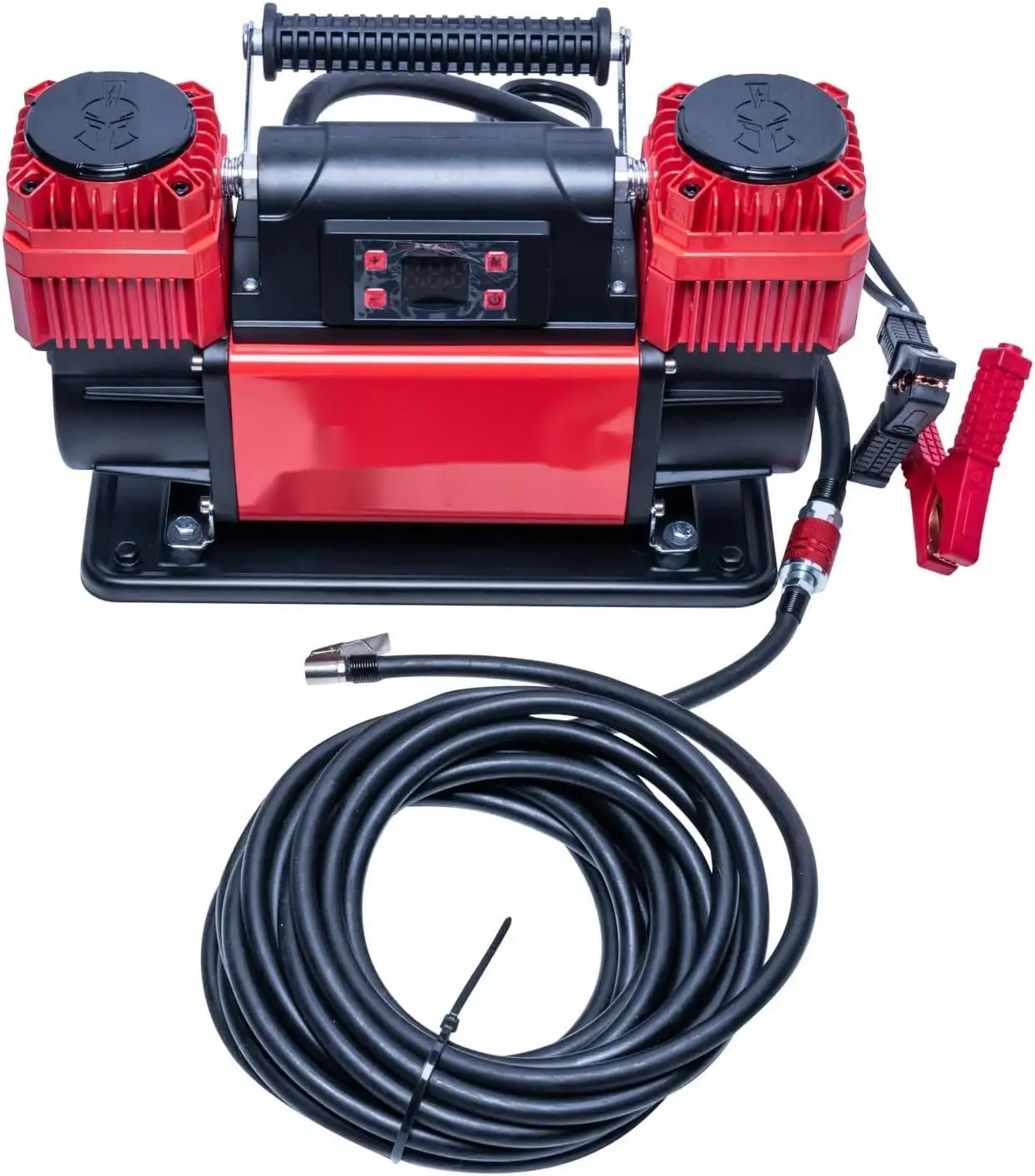 HF102 High-Power Car Tire Inflator Heavy-Duty 300L LED Light 12V Intellint Digital Preset Pressure Tire Pressure