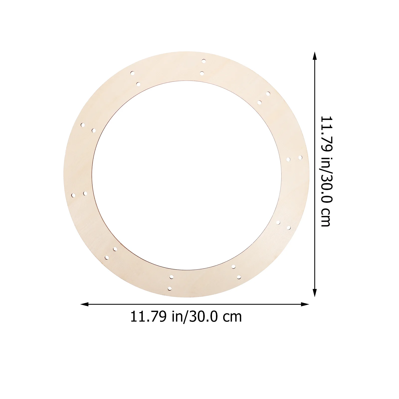 

6Pcs Wood Wreath Frames Round DIY Craft Rings for Indoor Outdoor Decor Xmas Wreath Base Backdrop Stand Natural Craft Material