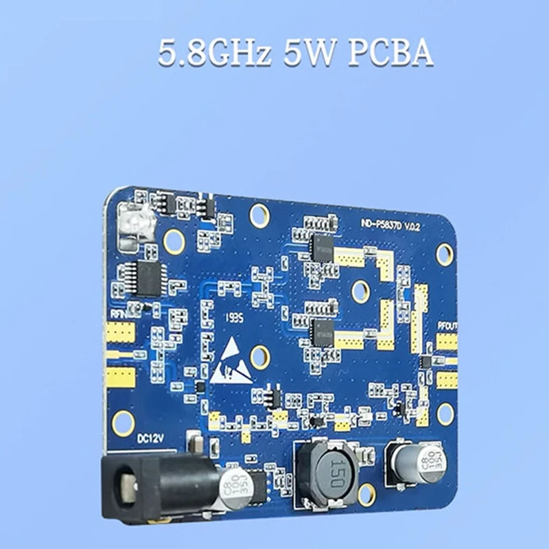 5.8Ghz Signal Booster 5W 37Dbm PCBA For Drone Wifi Pcba Board Singnal Extending Part RF Wireless Module Part