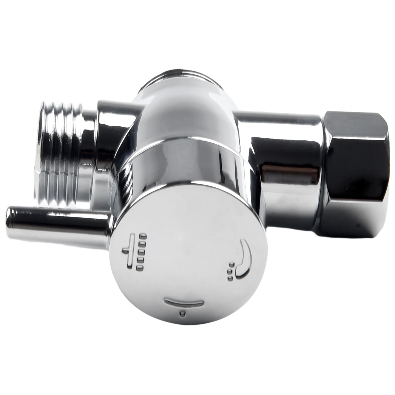 3 Way T-adapter Bath 1/2 Shower Head Mount Valve Diverter ABS Converter For Toilet Bidet Shower Bathroom Kitchen