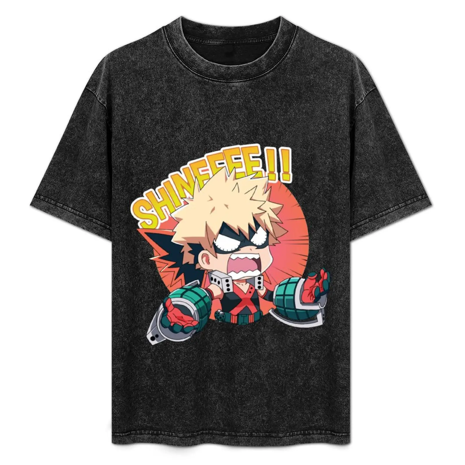 

Bakugo T-Shirt black cotton t-shirt plain for man package t shirts with prints anime tshirt t shirt man cotton T-Shirt