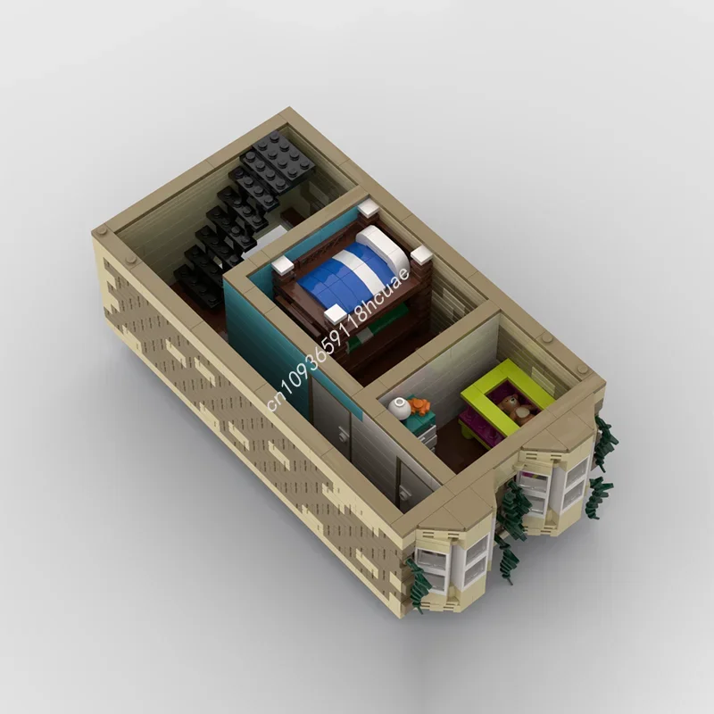 2371 pz MOC San Fransisco Casa Modulared Modello Building Blocks Costruzione Regali Di Natale Assemblare Giocattoli FAI DA TE Creativo Compleanno