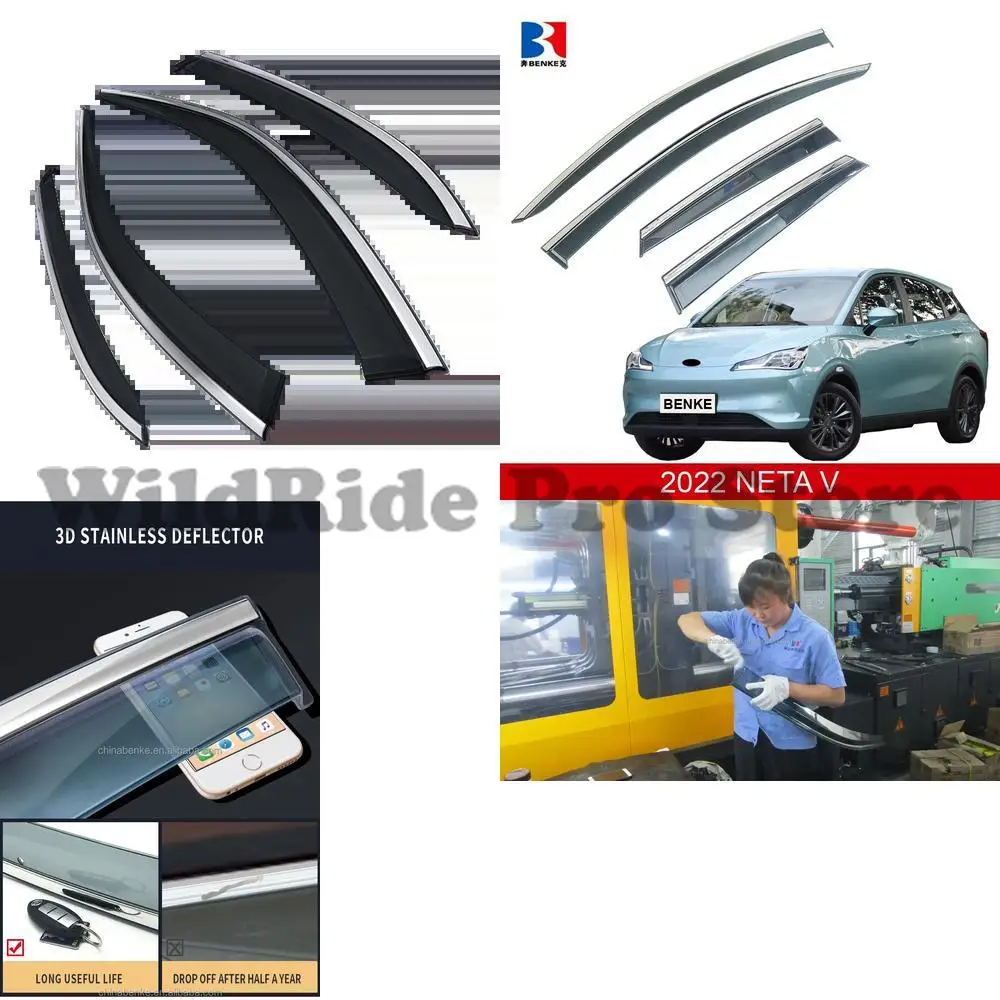 

1 комплект NETA V NETA AYA NETA U 2021, дефлектор от дождя на лобовое стекло, дверной вентиляционный козырек, солнцезащитный козырек, солнцезащитный козырек на окно