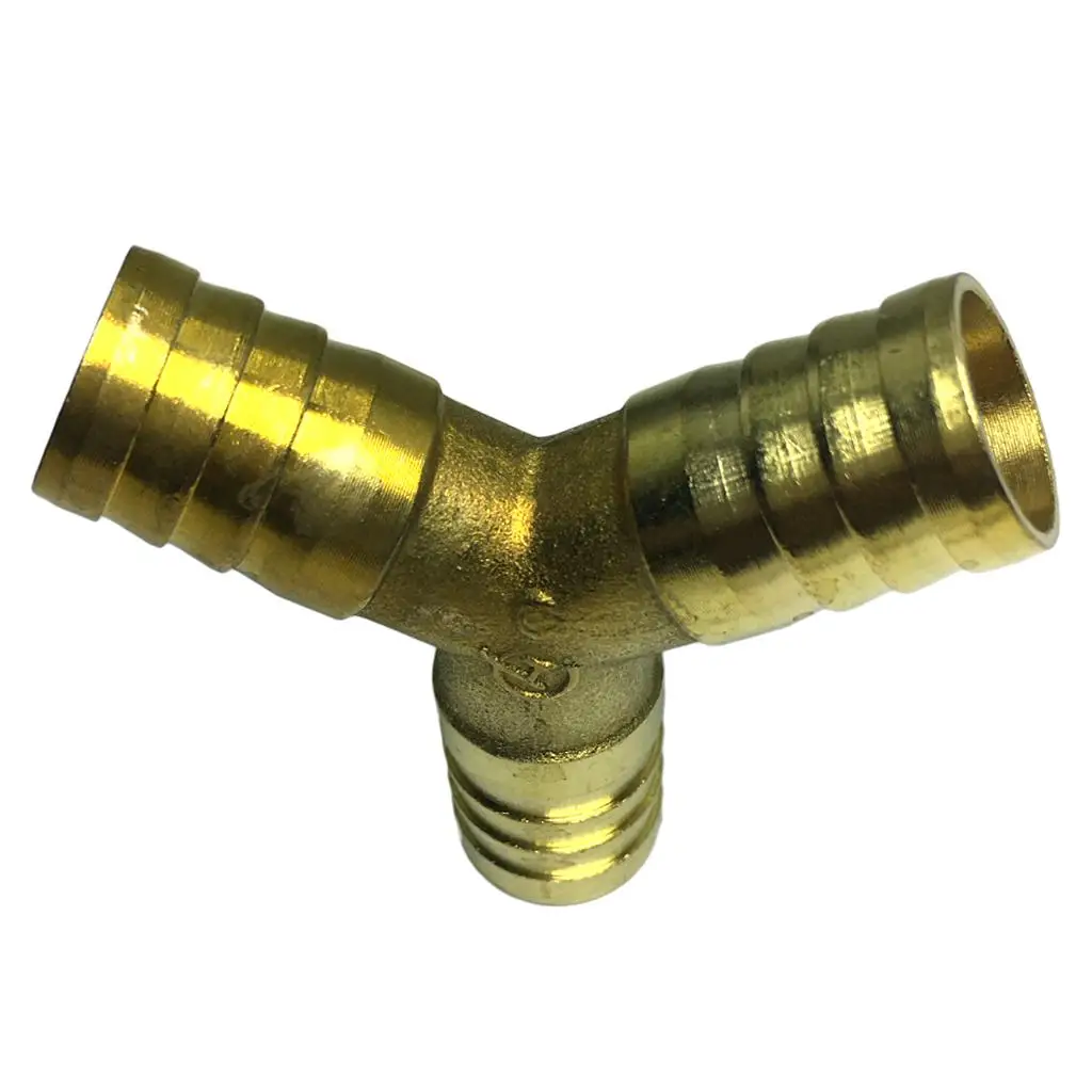 Y-piece brass garden hose adapter Y-shaped hose connector pipe