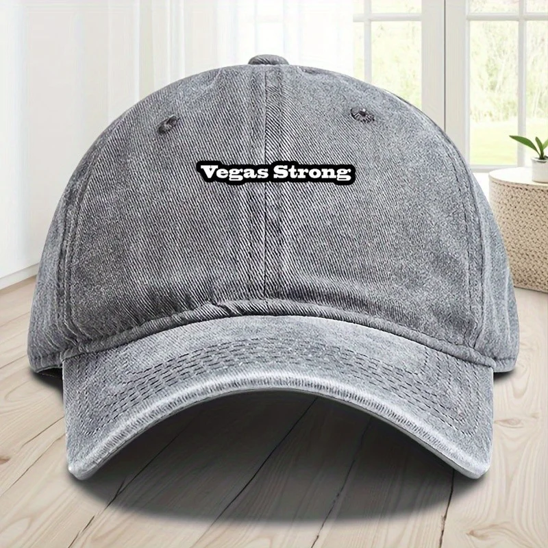 قبعة بيسبول تذكارية قوية من لاس فيغاس، قبعة بيسبول بنمط مطبوع للرجال والنساء، متوافقة مع الصيد والسفر في الهواء الطلق