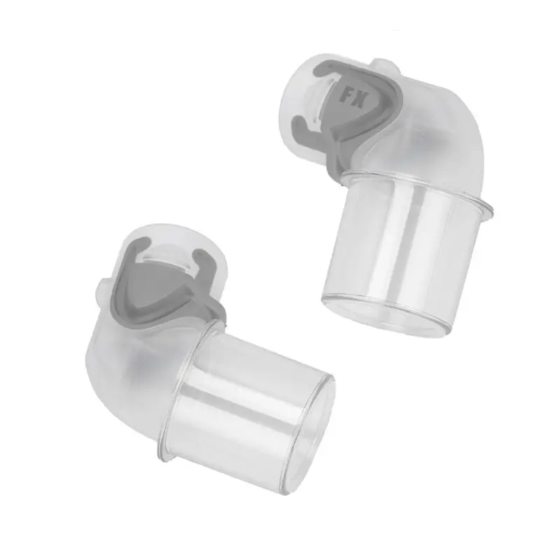 Conector de codo de repuesto A01F para Resmed Mirage FX, para Mirage FX Elbow - Paquete de 2 accesorios de repuesto para el conjunto de conector de codo