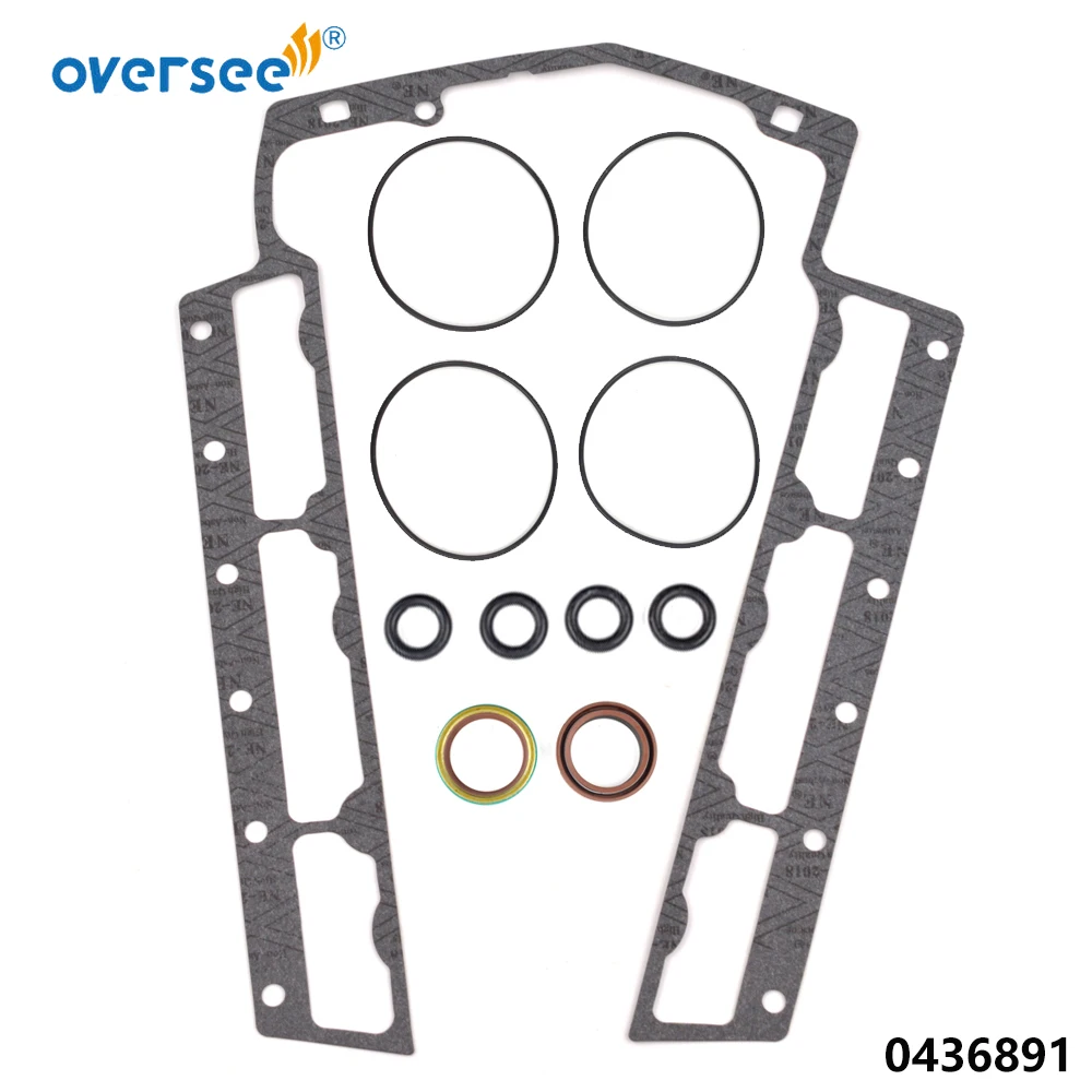 0436891 Power Head Gasket Set for Evinrude Johnson OMC BRP 185HP-225HP V6 436891 777469 0777469 18-4323