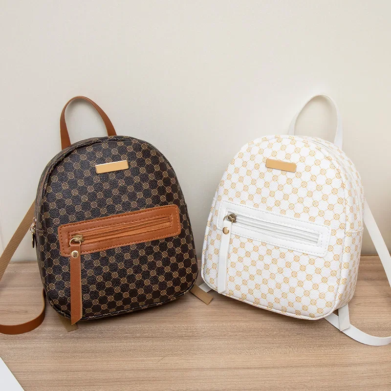 Flower backpack ladies bag fashion backpack female bag female fresh and sweet student bag