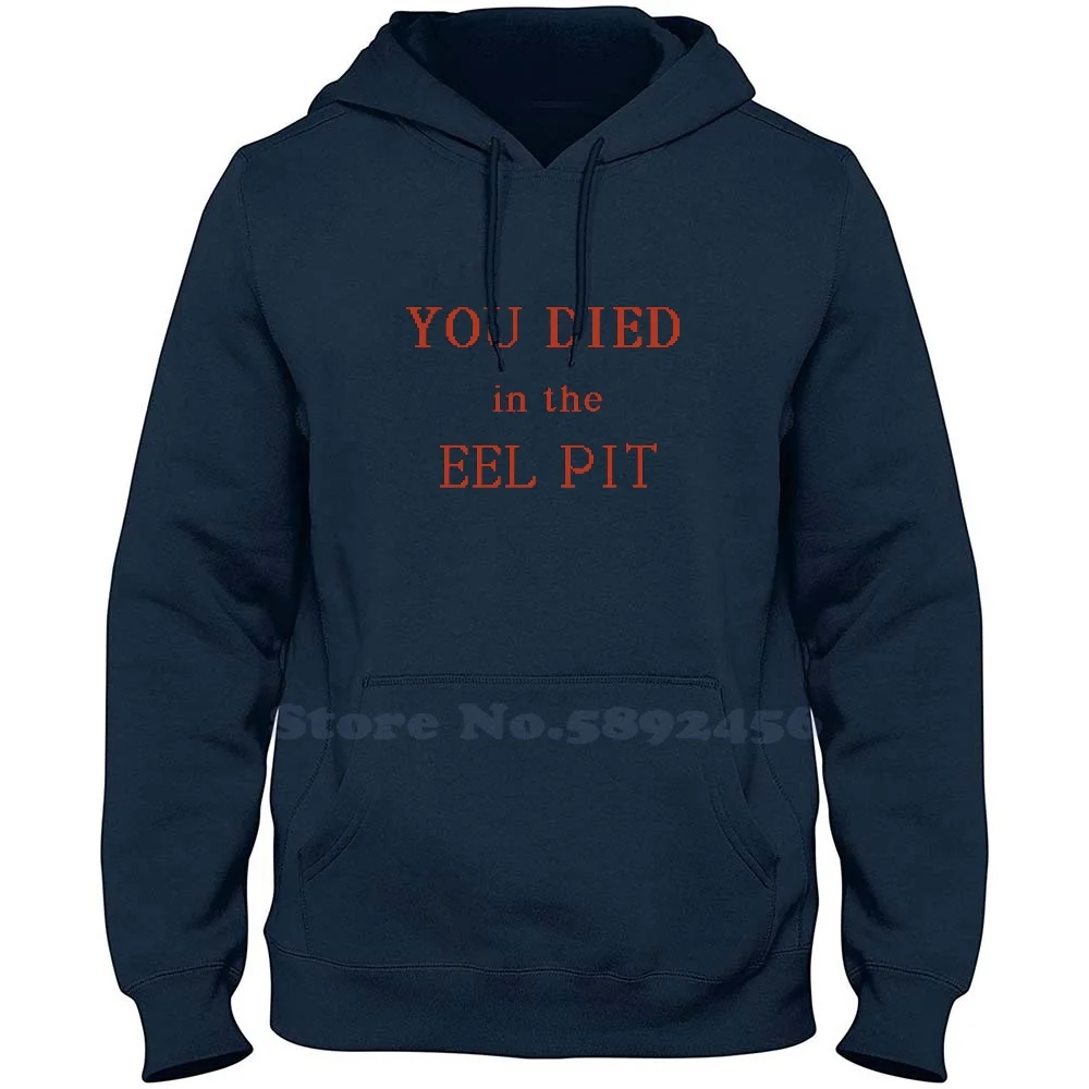 You Died 100% Pure Cotton Hoodie Bloodborne Cowturtle Eel Pit You Died