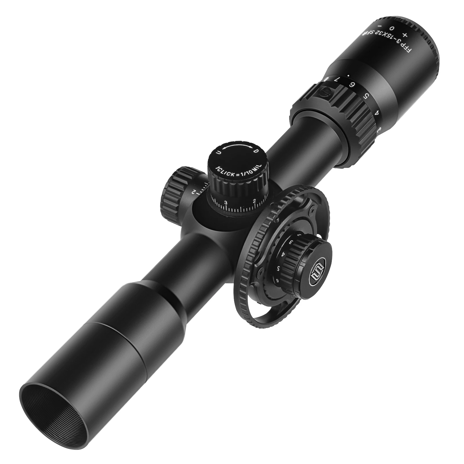 Imagem -03 - Spina Óptica hd 315x32 Ffp Primeiro Plano Focal Escopo Tático Caça Riflescope Luneta Parallax Adj Torre Bloqueio Redefinição Vistas Pcp Carabina